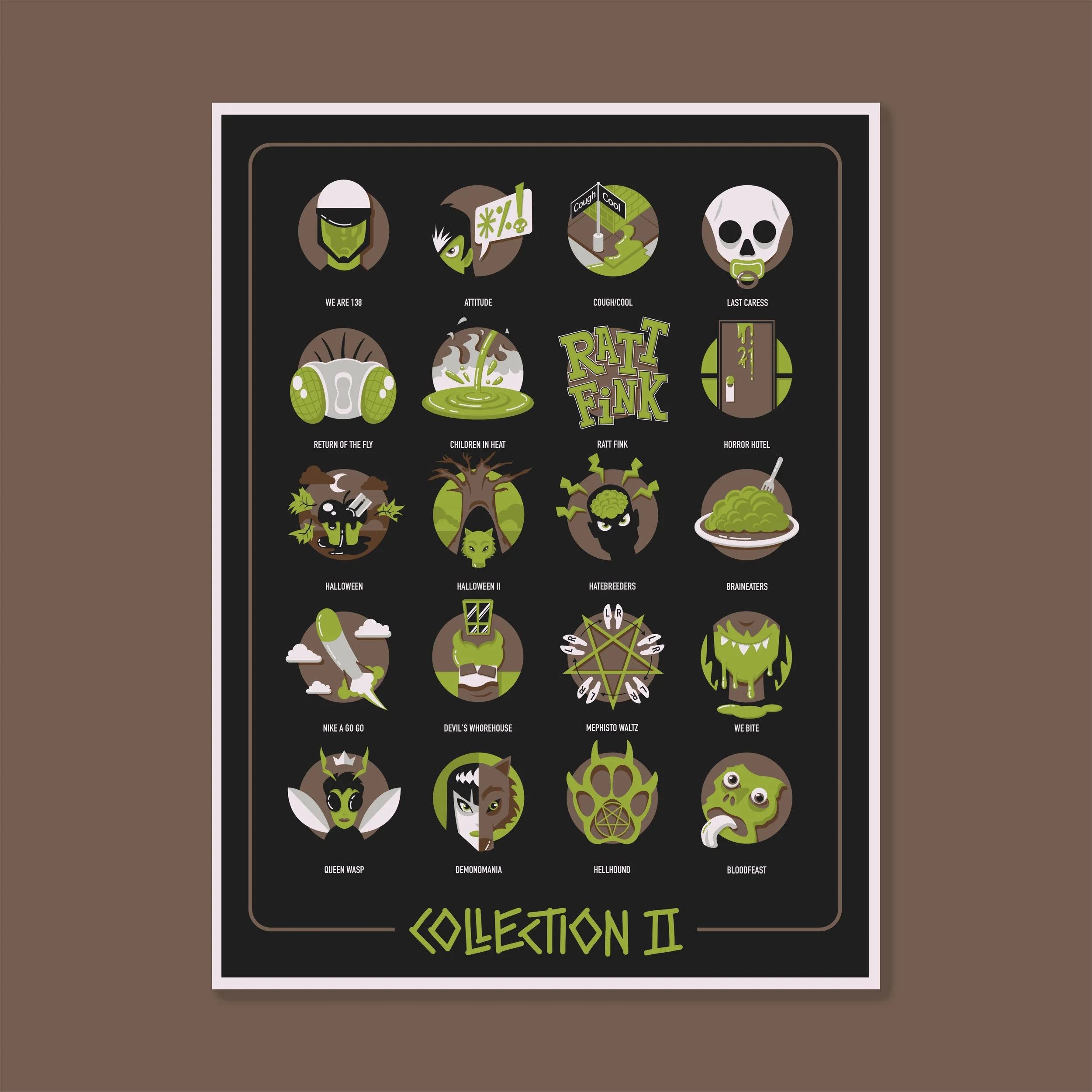 The Misfits Collection II Album Art — Kevin Gentilcore